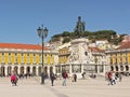 PraÃÂ§a do ComÃÂ©rcio, or commerce square, with Statue of King JosÃÂ©.