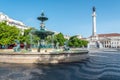 PraÃÂ§a Rossio or PraÃÂ§a Dom Pedro IV in Lisbon, Portugal