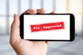 Pre-Approved Choice Mark Selection CUSTOMIZE Status Option and C