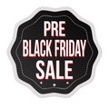 Pre black friday sale label or sticker