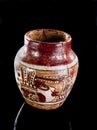 Pre Columbian Mayan Warrior Vase