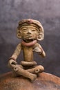 Pre Columbian Warrior. Royalty Free Stock Photo
