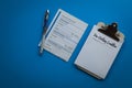 Pre-Existing Condition healthcare concept on clipboard Royalty Free Stock Photo
