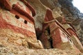 Pre inca mausoleum Revash in the mountains of northern Peru Royalty Free Stock Photo