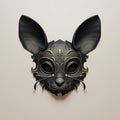 Pre-raphaelite Minimalist Illustration Of Happy Evil Angry Dark Mouse Mask