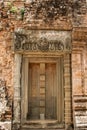 Carved doorway at Pre Rup temple in Angkor Archaeological Park, near Siem Reap, Cambodia