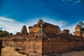 Pre Rup Temple site among the ancient ruins of Angkor Wat Hindu temple complex in Cambodia Royalty Free Stock Photo