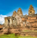 Pre Rup temple at sunset. Siem Reap. Cambodia Royalty Free Stock Photo