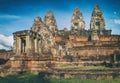 Pre Rup temple at sunset. Siem Reap. Cambodia Royalty Free Stock Photo