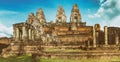 Pre Rup temple at sunset. Siem Reap. Cambodia. Panorama Royalty Free Stock Photo