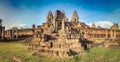 Pre Rup temple at sunset. Siem Reap. Cambodia. Panorama