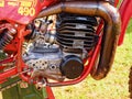 Pre 1970`s Dirt Bike Engine Royalty Free Stock Photo