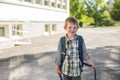 Pre-school student going to school Royalty Free Stock Photo