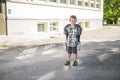 Pre-school student going to school Royalty Free Stock Photo