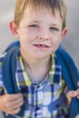 Pre-school student going to school Royalty Free Stock Photo