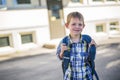 Pre-school student going to school Royalty Free Stock Photo