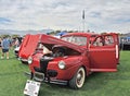 Pre-War Ford Sedan With Whitewalls Royalty Free Stock Photo