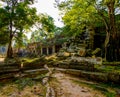 Preah Khan Temple, Siem Reap, Cambodia. Royalty Free Stock Photo
