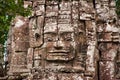 Preah Khan Temple site among the ancient ruins of Angkor Wat Hindu temple complex in Cambodia Royalty Free Stock Photo