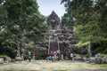 Preah Vihear ancient Khmer temple ruins landmark in Cambodia Royalty Free Stock Photo