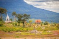 Newly casino resort hotel building at Chong Arn Ma, Thai-Cambodia border crossing (called the An Ses in Cambodia) opposite to Ubon Royalty Free Stock Photo