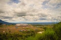 Newly casino resort hotel building at Chong Arn Ma, Thai-Cambodia border crossing (called the An Ses in Cambodia) opposite to Ubon Royalty Free Stock Photo