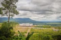 Newly casino resort hotel building at Chong Arn Ma, Thai-Cambodia border crossing (called the An Ses in Cambodia) opposite to Ubon Royalty Free Stock Photo