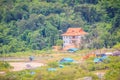 Newly casino resort hotel building at Chong Arn Ma, Thai-Cambodia border crossing (called the An Ses in Cambodia) opposite to Ubon Royalty Free Stock Photo