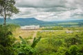 Newly casino resort hotel building at Chong Arn Ma, Thai-Cambodia border crossing (called the An Ses in Cambodia) opposite to Ubon Royalty Free Stock Photo