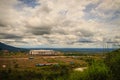 Newly casino resort hotel building at Chong Arn Ma, Thai-Cambodia border crossing (called the An Ses in Cambodia) opposite to Ubon Royalty Free Stock Photo