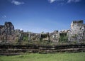 Preah vihear famous ancient temple ruins landmark in cambodia Royalty Free Stock Photo