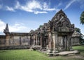 Preah vihear famous ancient temple ruins landmark in cambodia Royalty Free Stock Photo