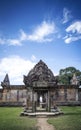 Preah vihear famous ancient temple ruins landmark in cambodia Royalty Free Stock Photo