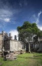 Preah vihear famous ancient temple ruins landmark in cambodia Royalty Free Stock Photo