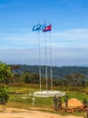 Preah Vihear Temple top at preah vihear mountain located in Preah Vihear Province Cambodia Royalty Free Stock Photo