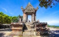 Preah Vihear Temple top at preah vihear mountain located in Preah Vihear Province Cambodia Royalty Free Stock Photo