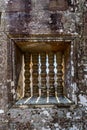 Preah vihear temple window Royalty Free Stock Photo