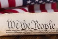 Preamble to the United States Constitution Royalty Free Stock Photo