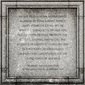 Preamble of the USA constitution Royalty Free Stock Photo