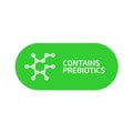 Prebiotic badge logo.
