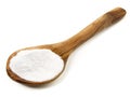 Prebiotic Powder on a wodden Spoon