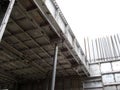 Precast aluminium as the modern concrete form work Royalty Free Stock Photo