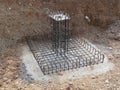 Precast concrete foundation in Thailand Royalty Free Stock Photo