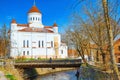 Prechistensky Cathedral - Orthodox Cathedral in Vilnius. Located Royalty Free Stock Photo