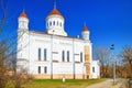 Prechistensky Cathedral - Orthodox Cathedral in Vilnius. Located Royalty Free Stock Photo