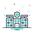 mix icon for Precinct, architectural and authority