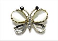 Precious brooch butterfly Royalty Free Stock Photo