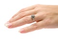 Precious Diamond Ring Royalty Free Stock Photo