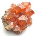 precious gemstone Sunstone on white background