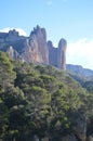 Precious Geological Formations Of The Mallos Of Riglos In Riglos. Landscapes, Nature, Geology. December 28, 2014. Riglos, Huesca,